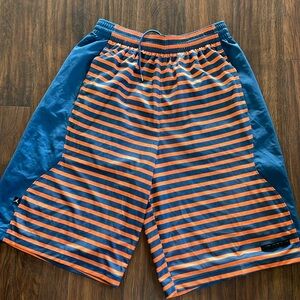 Jordan air basketball short orangee/blue